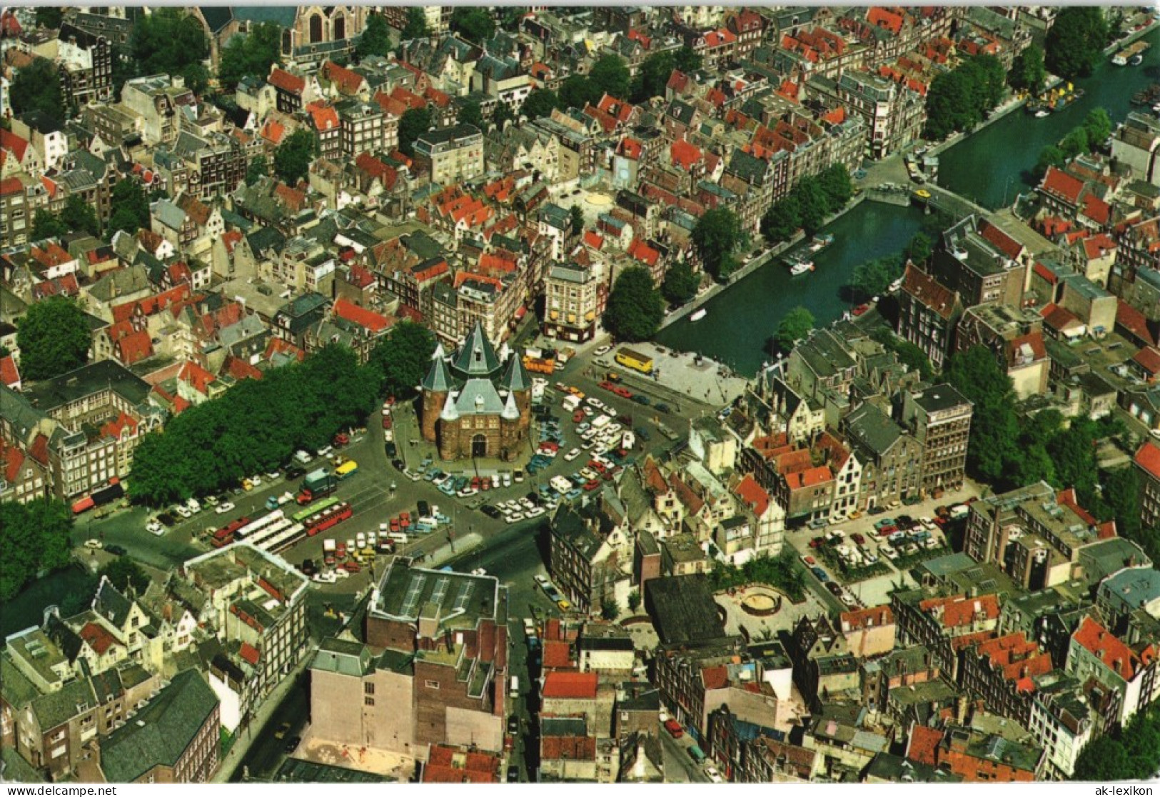 Amsterdam Amsterdam Luchtopname Van De Waag En Omgeving, Aerial View 1989 - Amsterdam