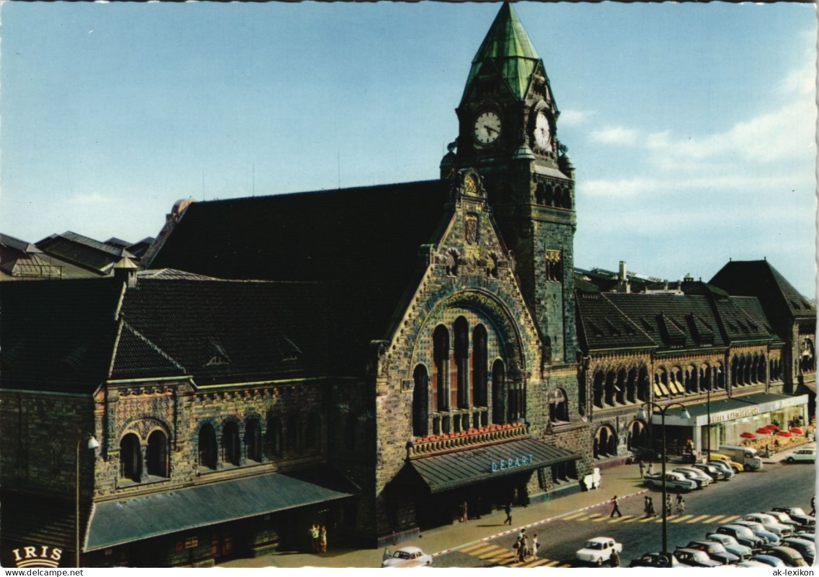 CPA Metz Bahnhof La Gare, Railway Station 1975 - Autres & Non Classés