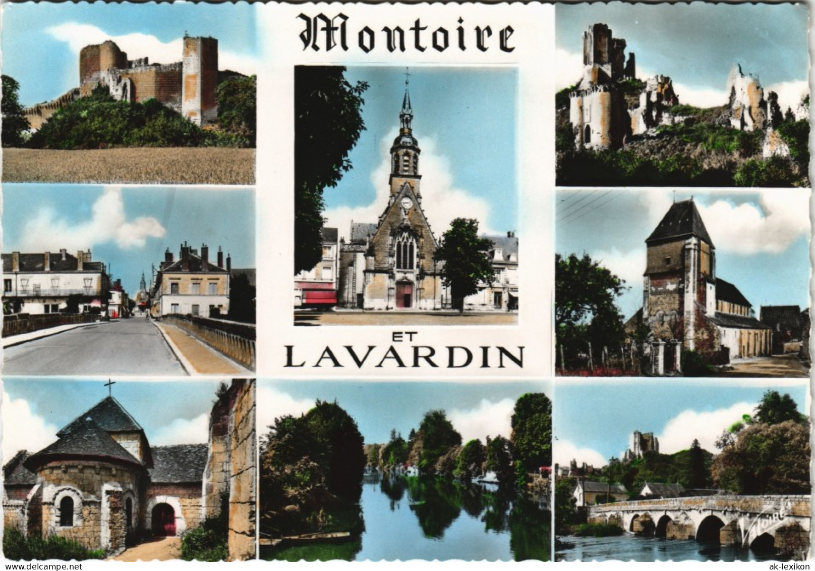 .Frankreich LA VALLEE DU LOIR MONTOIRE-SUR-LE   LAVARDIN (Loir-et-Cher) 1960 - Autres & Non Classés