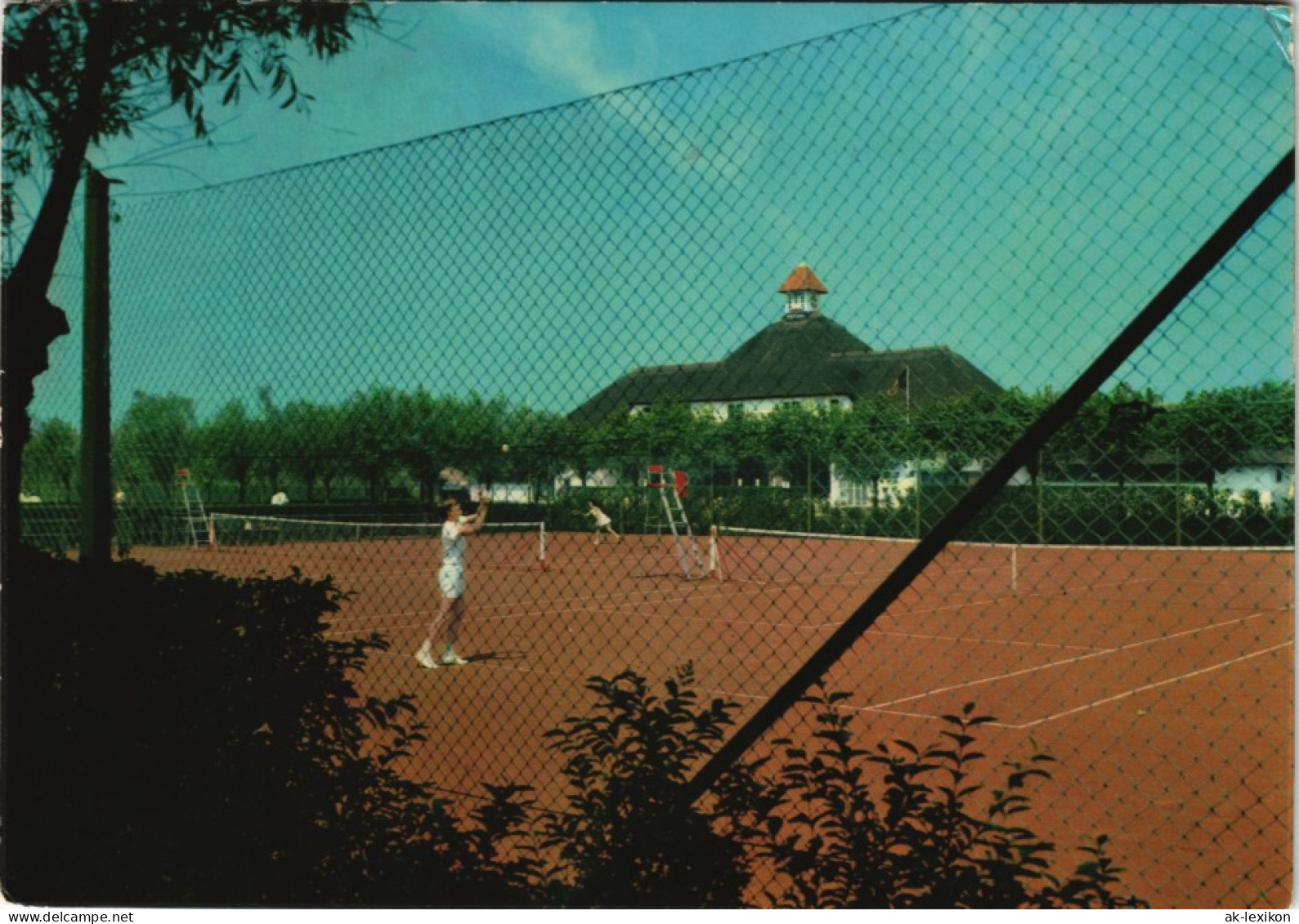 Postkaart Knokke-Heist Tennis Platz Tennis-Spieler 1975 - Otros & Sin Clasificación