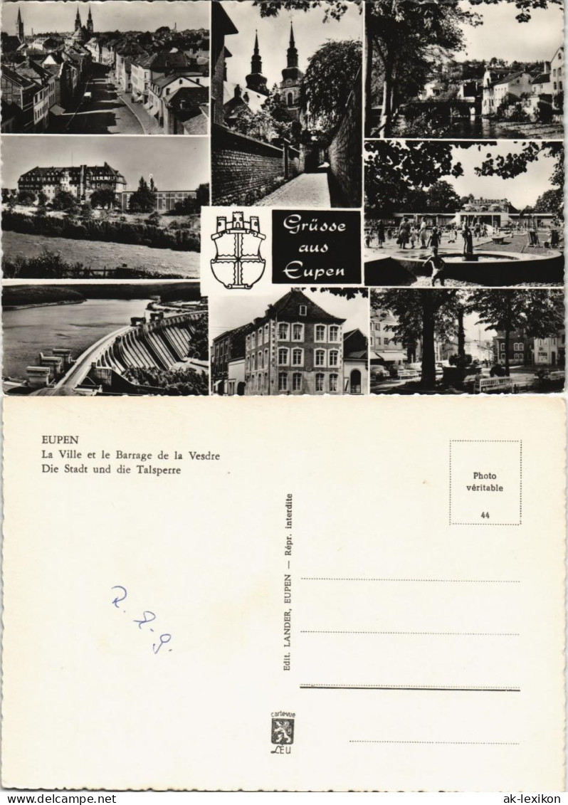 Postkaart Eupen Stadtteilansichten 1960 - Other & Unclassified