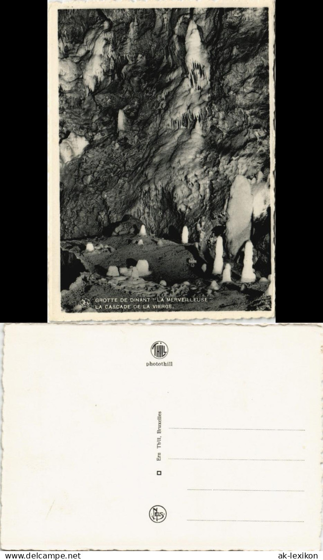 Postkaart Dinant Dinant GROTTE MERVEILLEUSE LA CASCADE DE LA VIERGE 1950 - Dinant