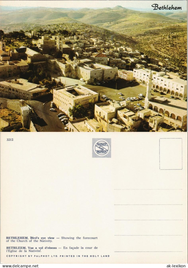 Bethlehem בֵּית לֶחֶם بيت لحم Panorama-Ansicht City Panoramic View 1975 - Israel