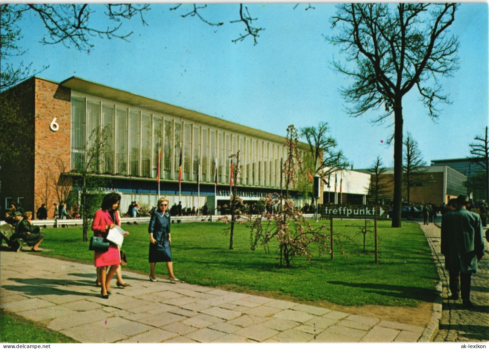 Ansichtskarte Hannover Messegelände Internationales Zentrum 1965 - Hannover