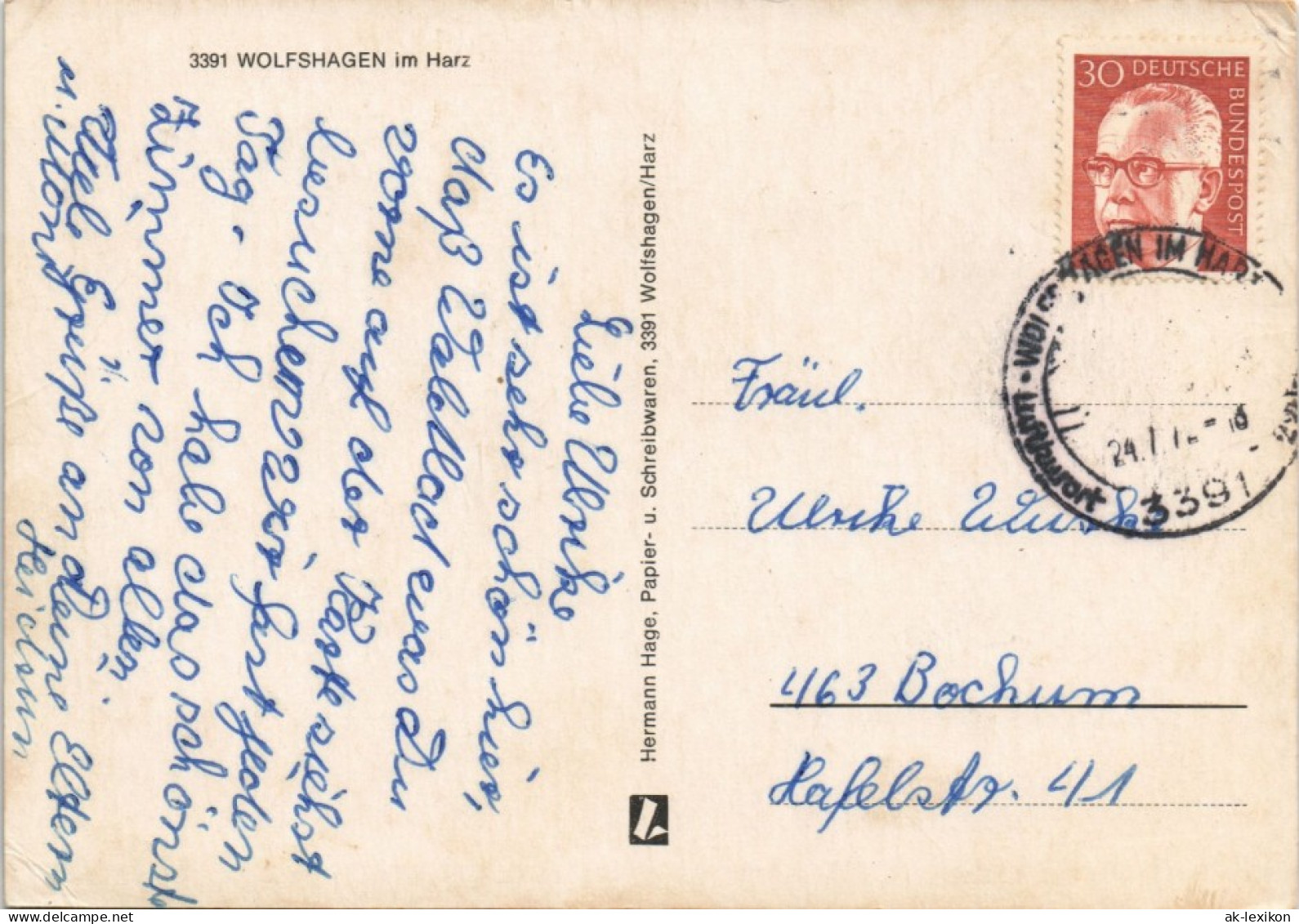 Ansichtskarte Wolfshagen (Harz) Stadtansichten MB 1971 - Other & Unclassified