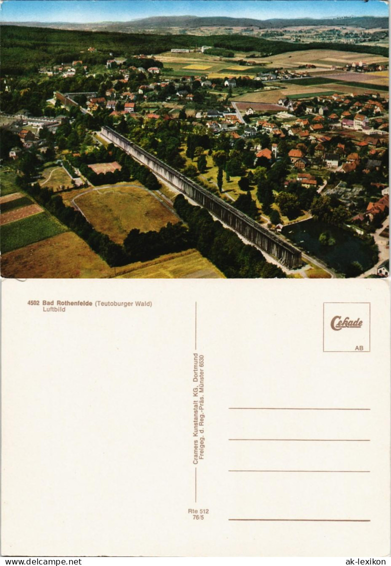 Ansichtskarte Bad Rothenfelde Luftbild 1976 - Bad Rothenfelde