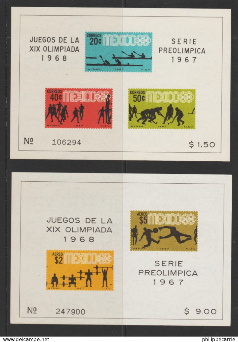 MEXIQUE 1967 Série Pré-olympique JO Mexico 1968 ** - Messico