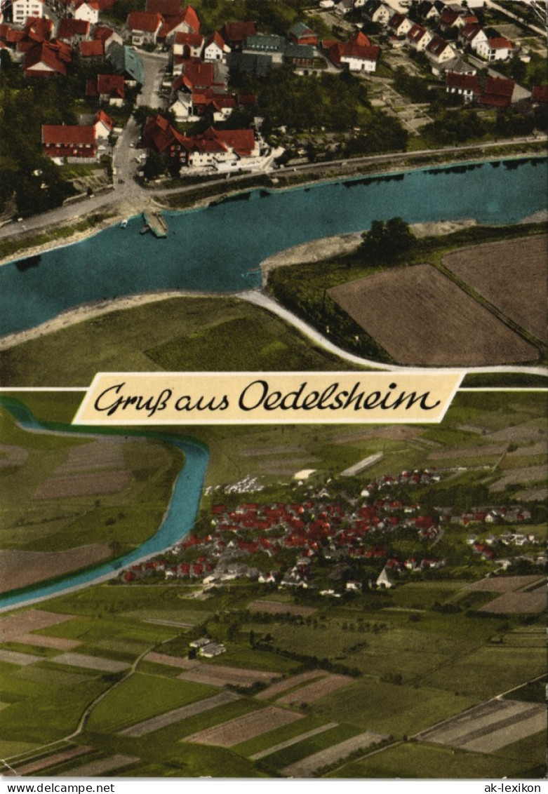 Ansichtskarte Oedelsheim-Oberweser Mehrbildkarte Mit 2 Luftaufnahmen 1980 - Other & Unclassified