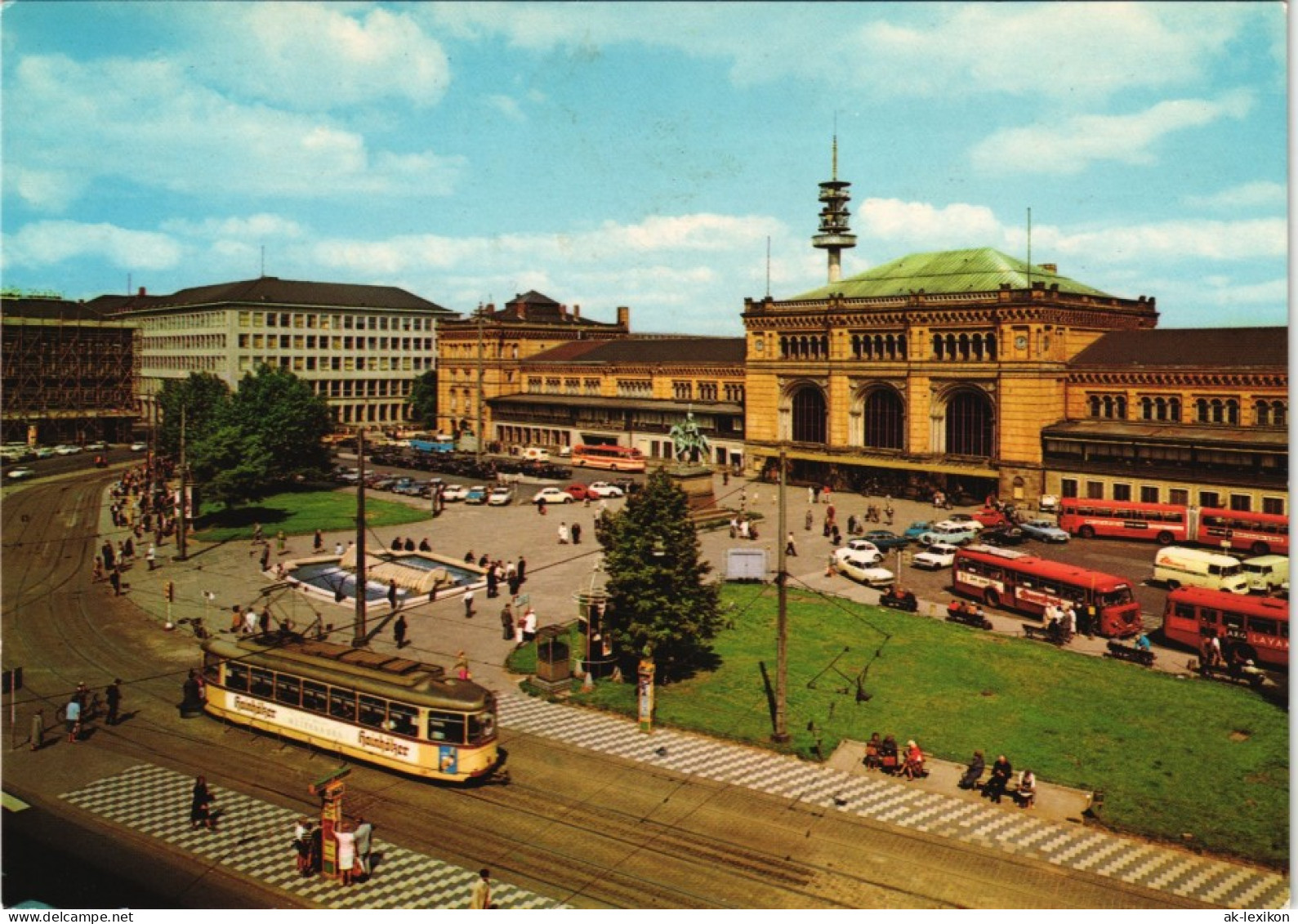 Ansichtskarte Hannover Ernst-August Platz, Bahnhof 1980 - Hannover