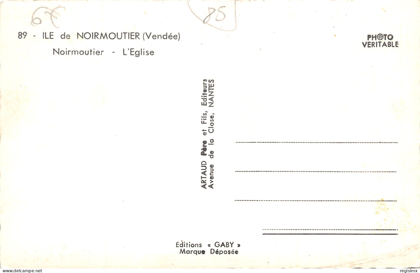 85-ILE DE NOIRMOUTIER-N°356-F/0021 - Ile De Noirmoutier