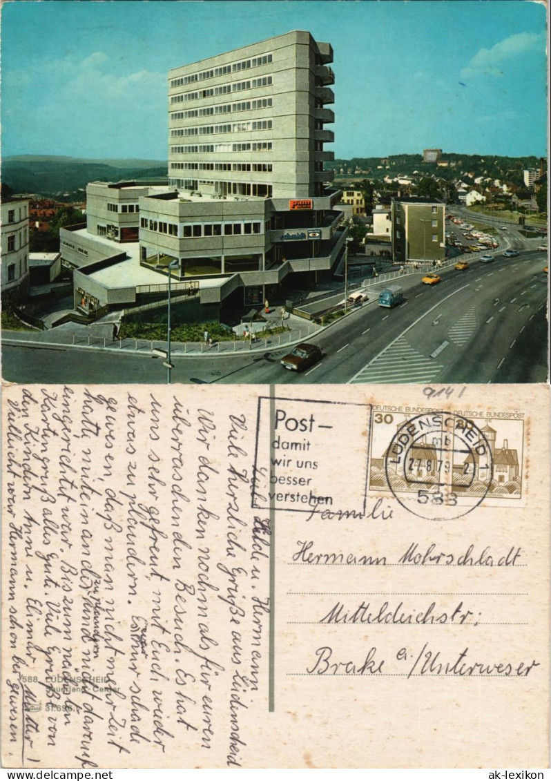 Ansichtskarte Lüdenscheid Straßen Partie Am Sauerland-Center 1979 - Luedenscheid