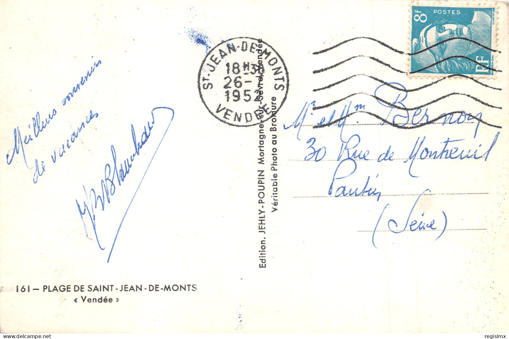 85-SAINT JEAN DE MONTS-N°356-E/0349 - Saint Jean De Monts