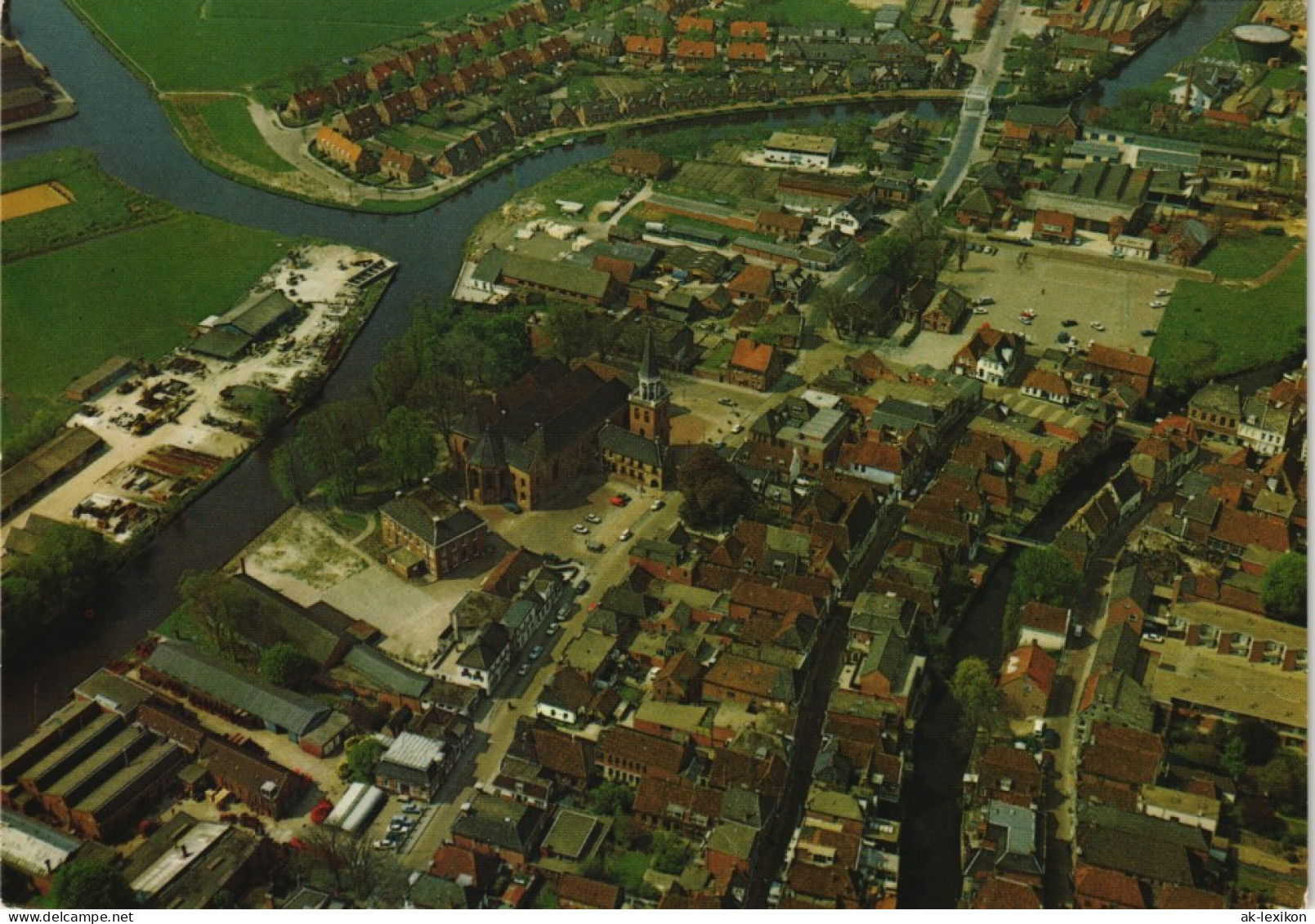 Postkaart Appingedam Ortsansicht Luftaufnahme (Aerophoto) 1970 - Autres & Non Classés