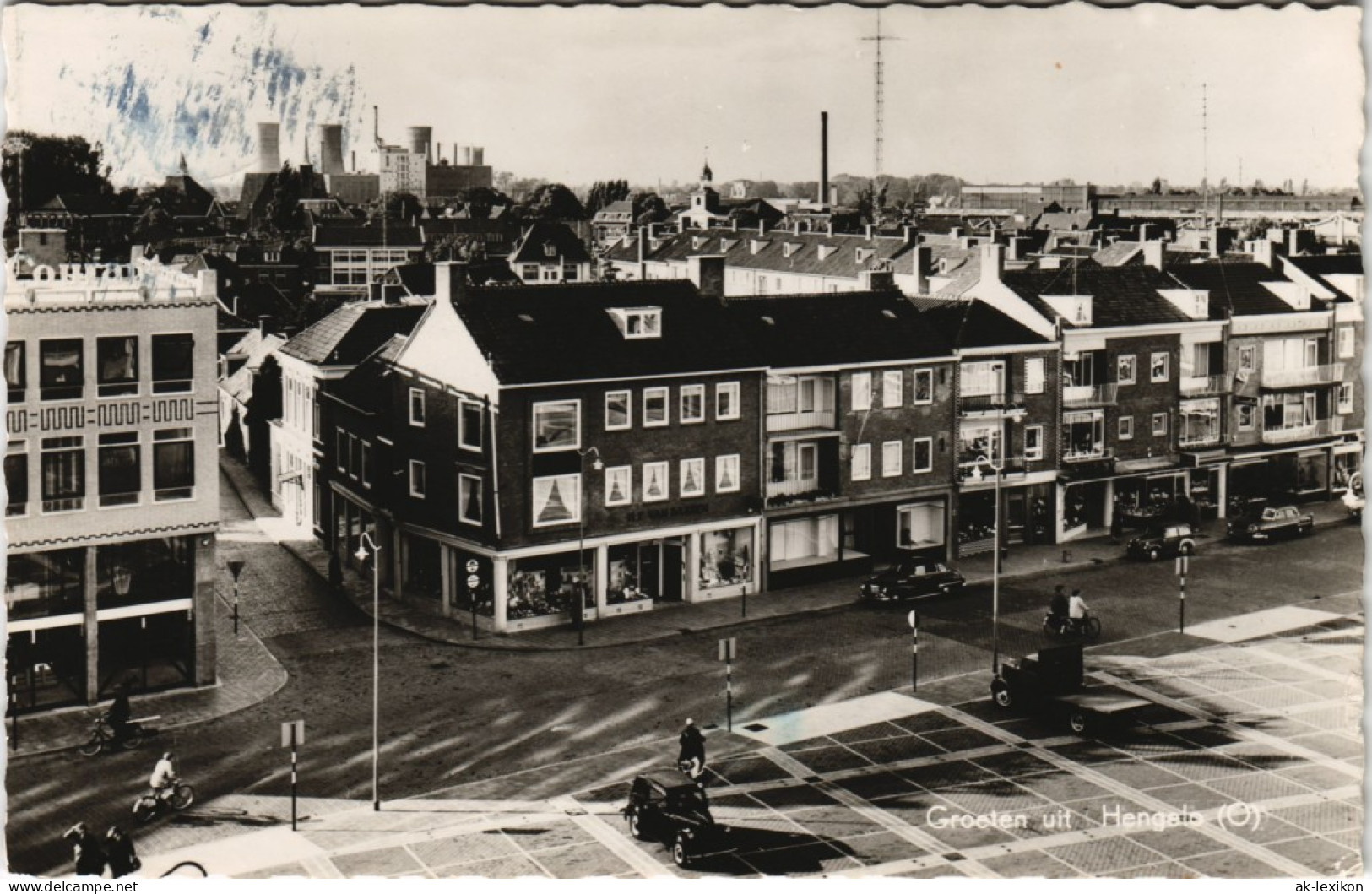 Postkaart Hengelo Ortsansicht Straßen Partie Mit Geschäften 1960 - Sonstige & Ohne Zuordnung