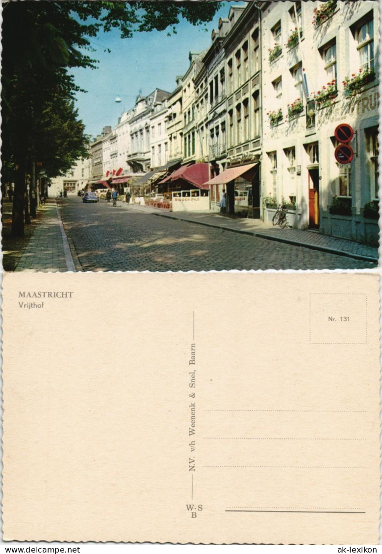 Postkaart Maastricht Mestreech Vrijthof Strassen Ansicht 1970 - Other & Unclassified