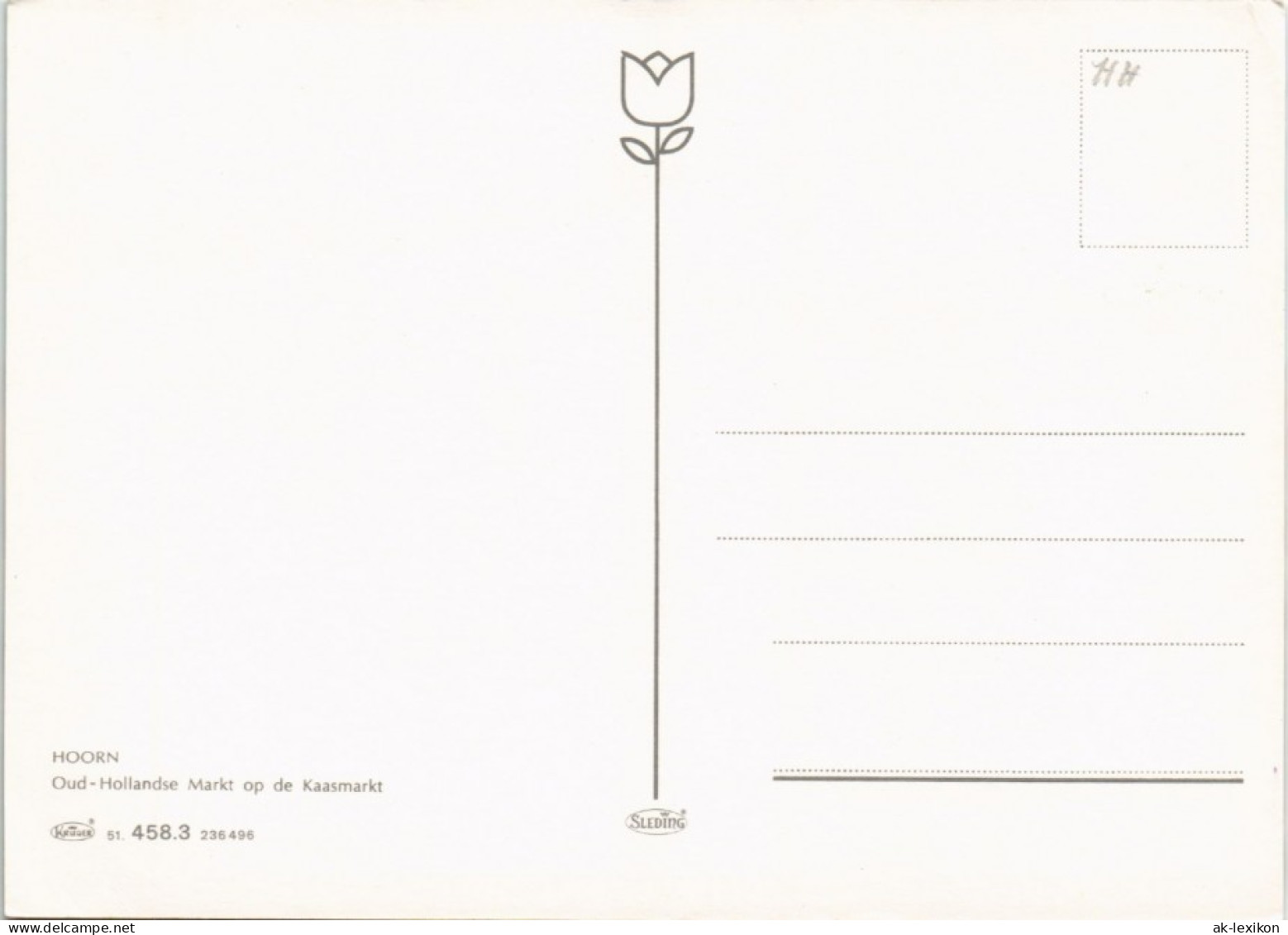 Postkaart Hoorn Oud-Hollandse Markt Op De Kaasmarkt, Käse-Markt 1980 - Other & Unclassified