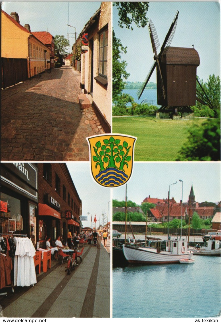Postcard Holbæk Mehrbild-AK Mit 4 Ortsansichten 1975 - Danemark