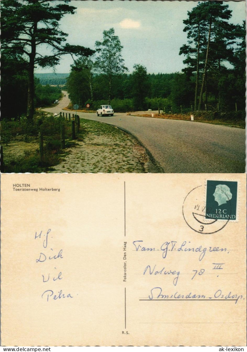 Postkaart Rijssen-Holten Toeristenweg Holterberg 1967 - Other & Unclassified
