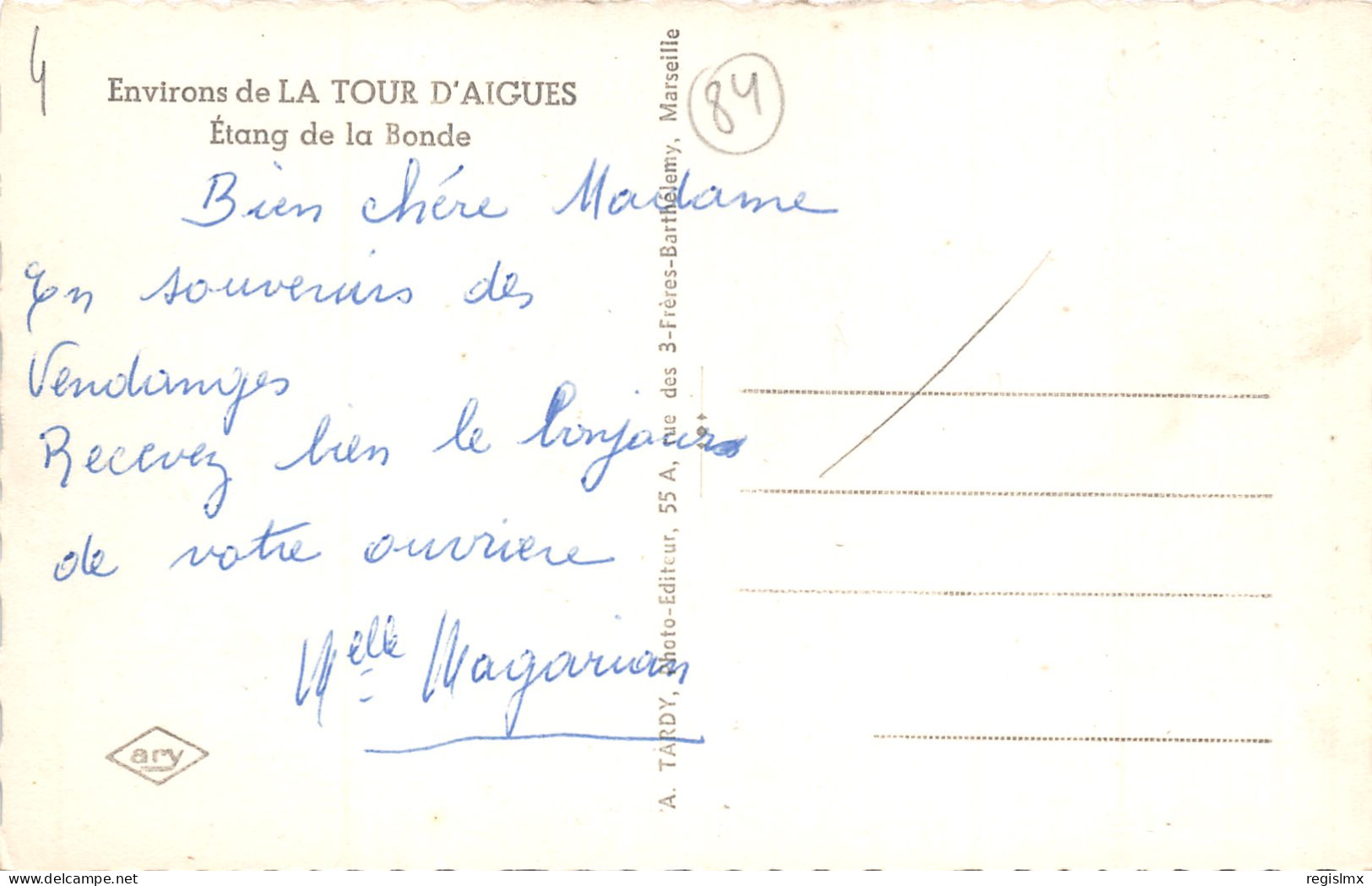 84-LA TOUR D AIGUES-N°356-E/0075 - La Tour D'Aigues