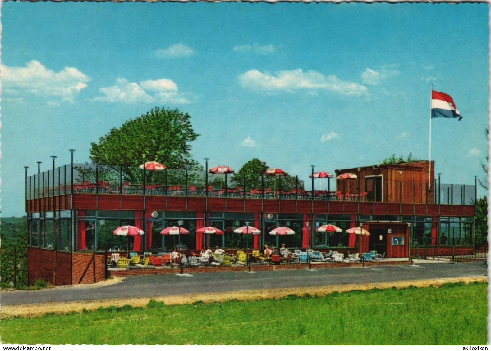 Postkaart Gulpen GULPERBERG Restaurant Coffee-Shop Dakterras 1970 - Autres & Non Classés