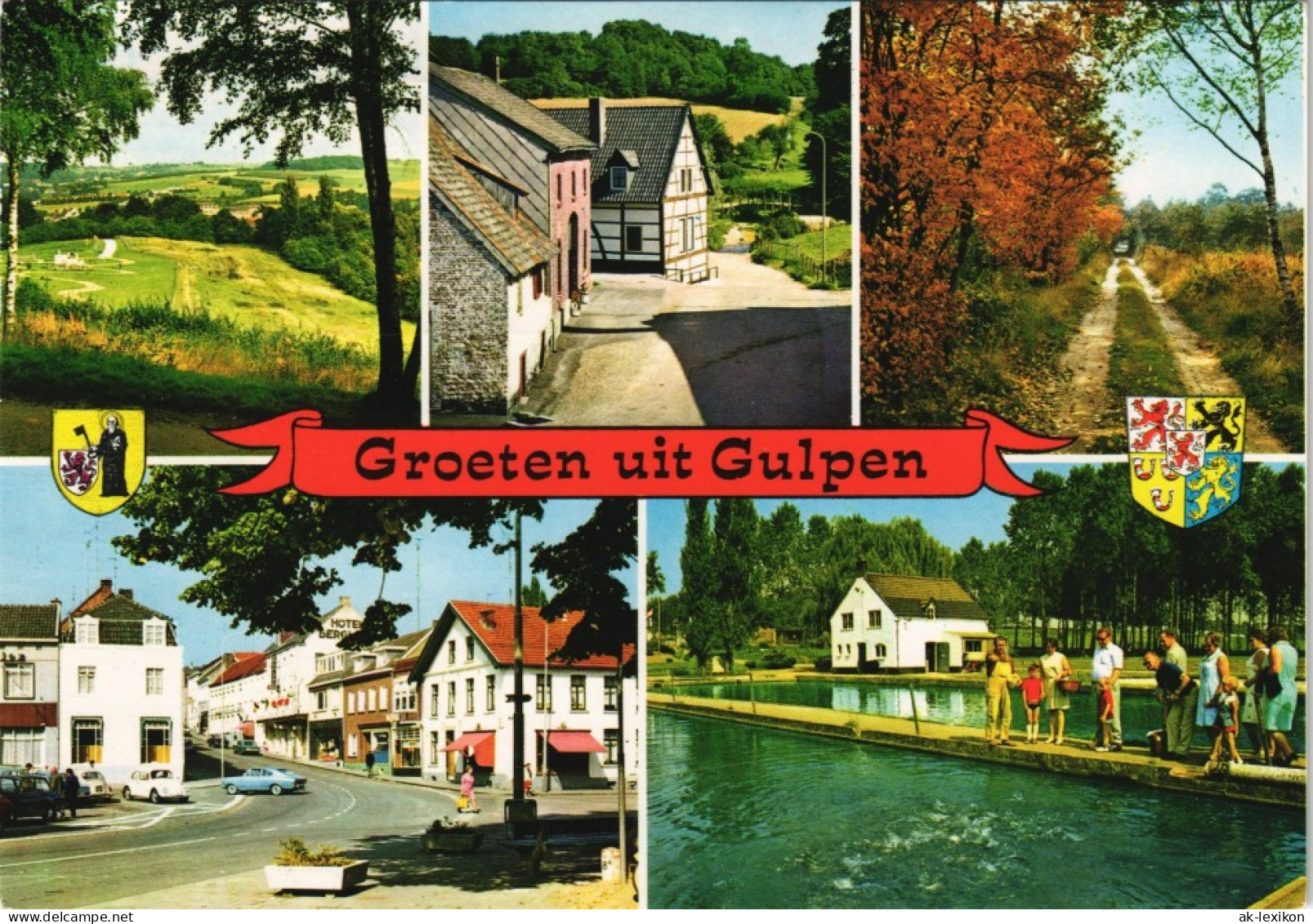 Postkaart Gulpen Groeten Uit Gulpen, Div. Ortsansichten 1980 - Sonstige & Ohne Zuordnung