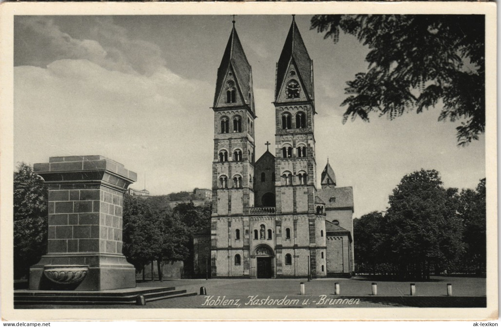 Ansichtskarte Koblenz Kastordom Und Brunnen 1931 - Koblenz