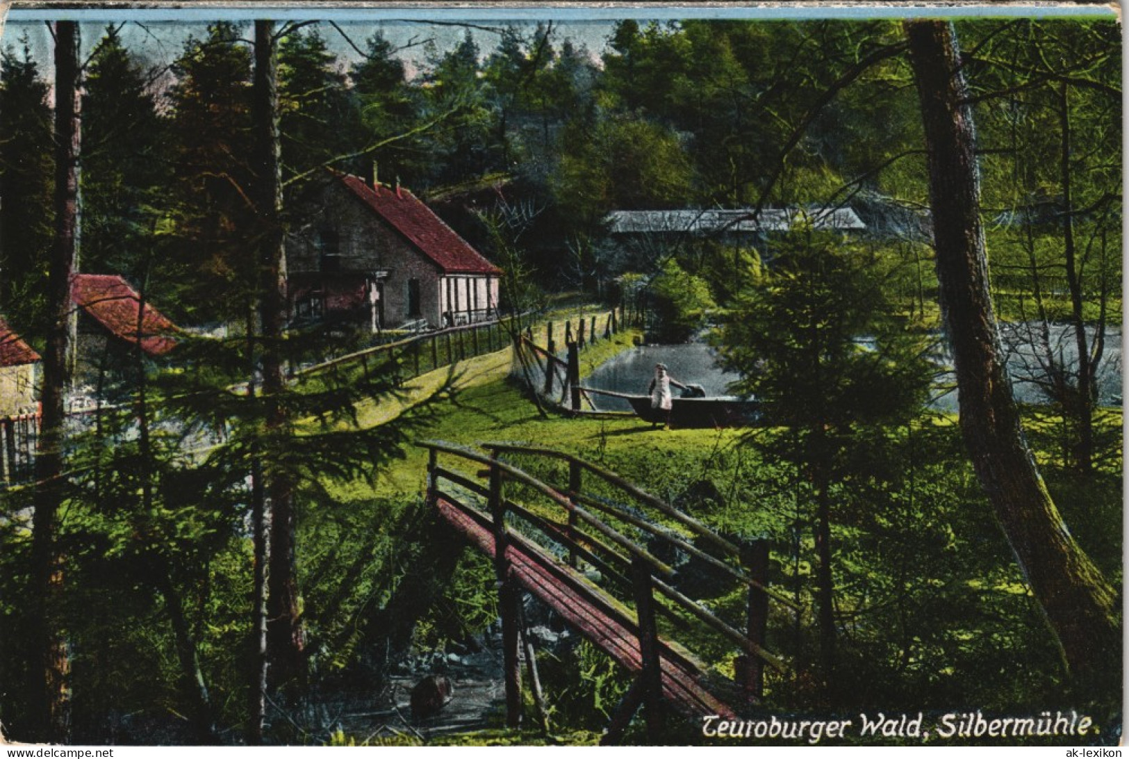 Ansichtskarte .Nordrhein-Westfalen Teutoburger Wald Silbermühle 1930 - Sonstige & Ohne Zuordnung
