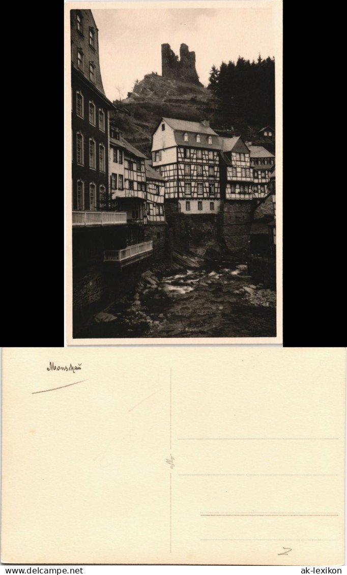 Foto Monschau/Eifel Montjoie Stadtpartie 1930 Privatfoto - Monschau