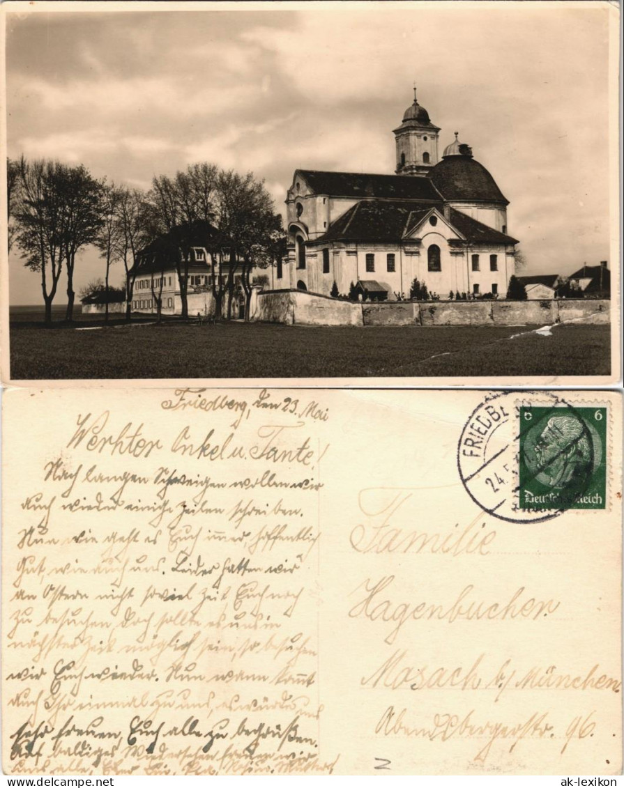 Foto  Religion/Kirche - Kloster Gel. Friedberg 1937 Privatfoto - Altri & Non Classificati