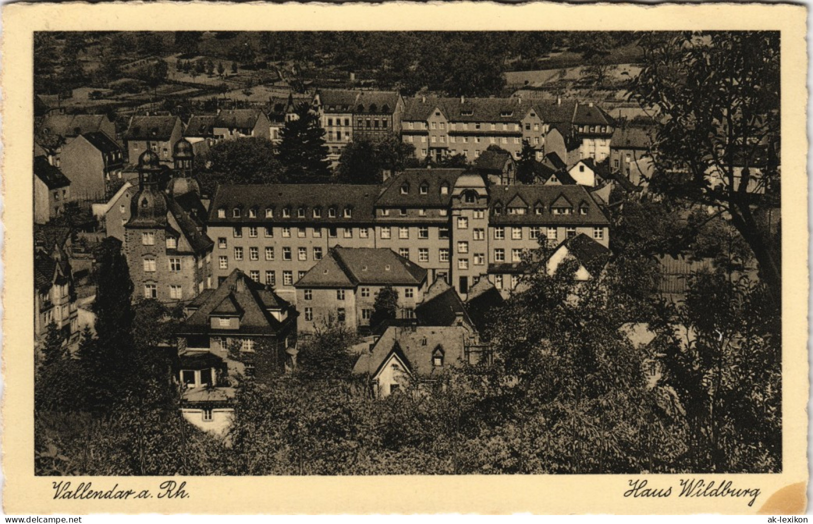 Ansichtskarte Vallendar Haus Wildberg 1935 - Sonstige & Ohne Zuordnung