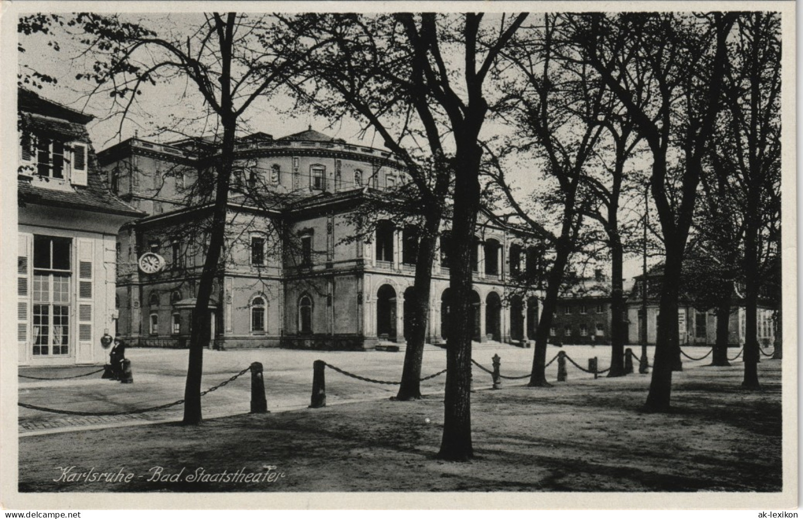 Ansichtskarte Karlsruhe Theater / Staatstheater 1934 - Karlsruhe