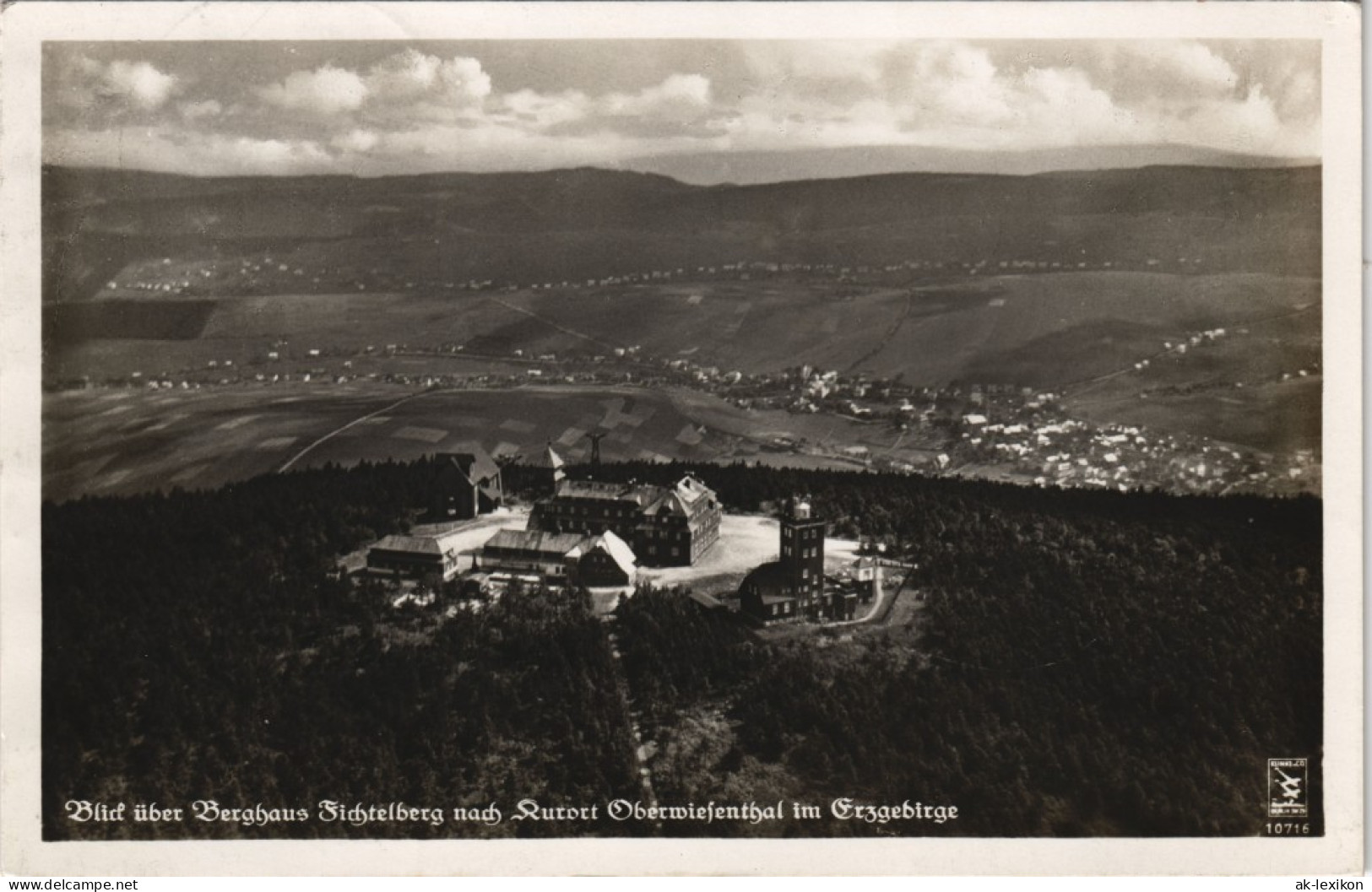 Ansichtskarte Oberwiesenthal Luftbilder (Fichtelberg) 1932 - Oberwiesenthal