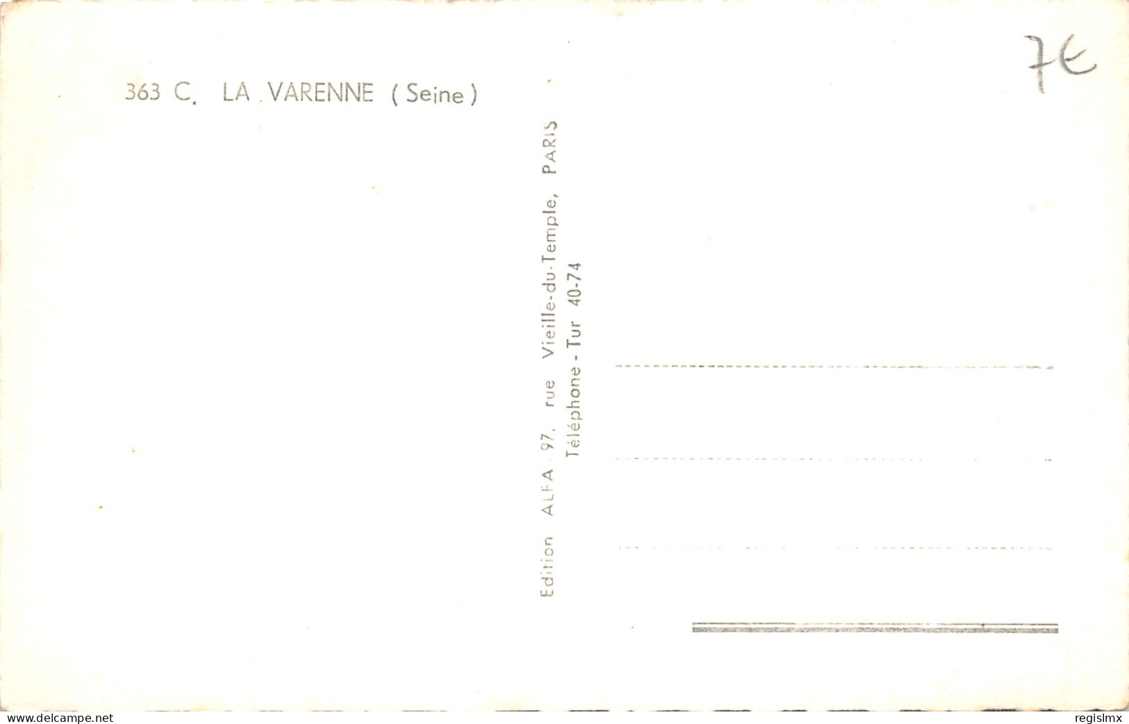 94-LA VARENNE-N°357-B/0179 - Saint Maur Des Fosses