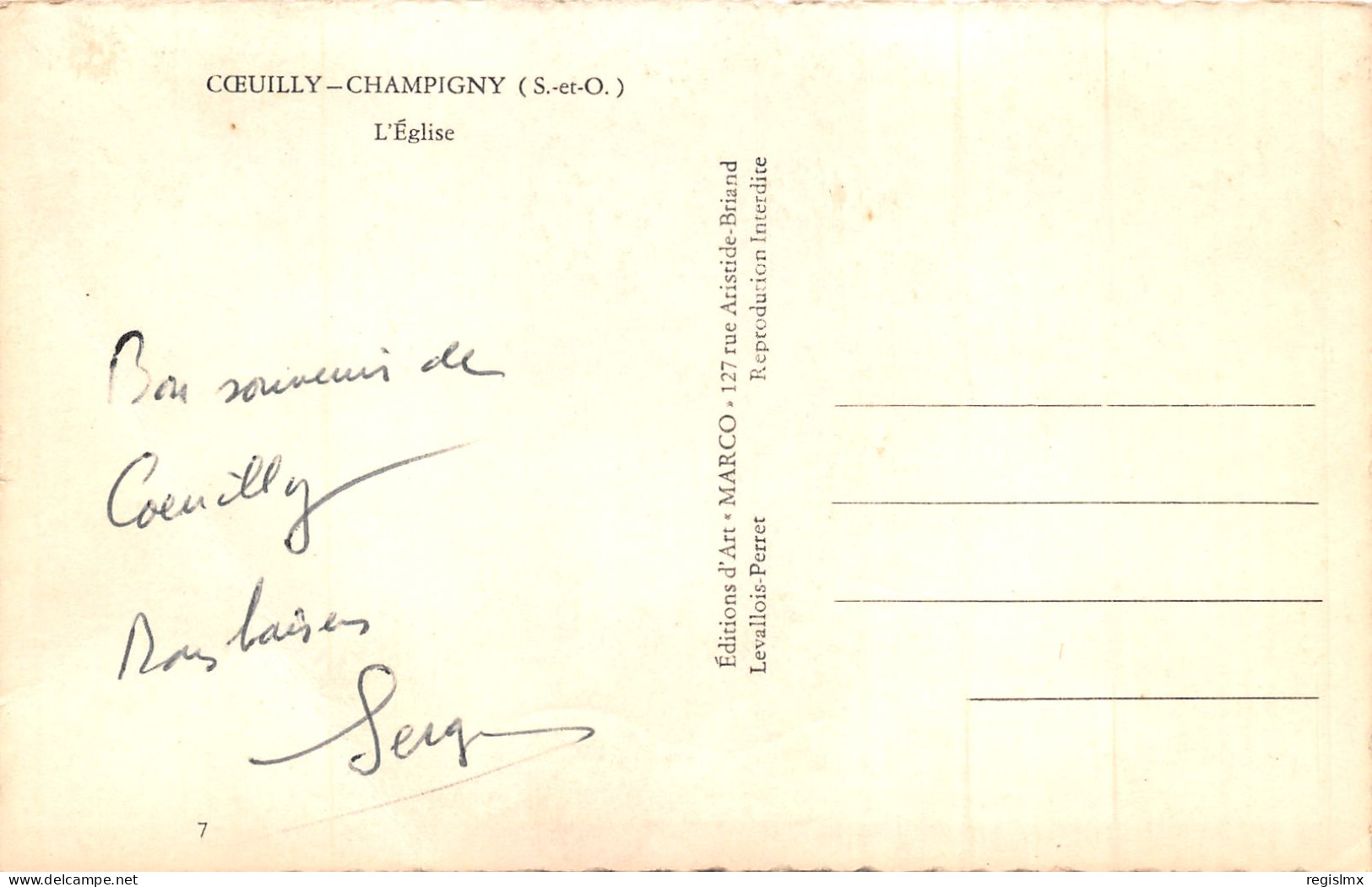94-COEUILLY-CHAMPIGNY-N°357-B/0093 - Other & Unclassified