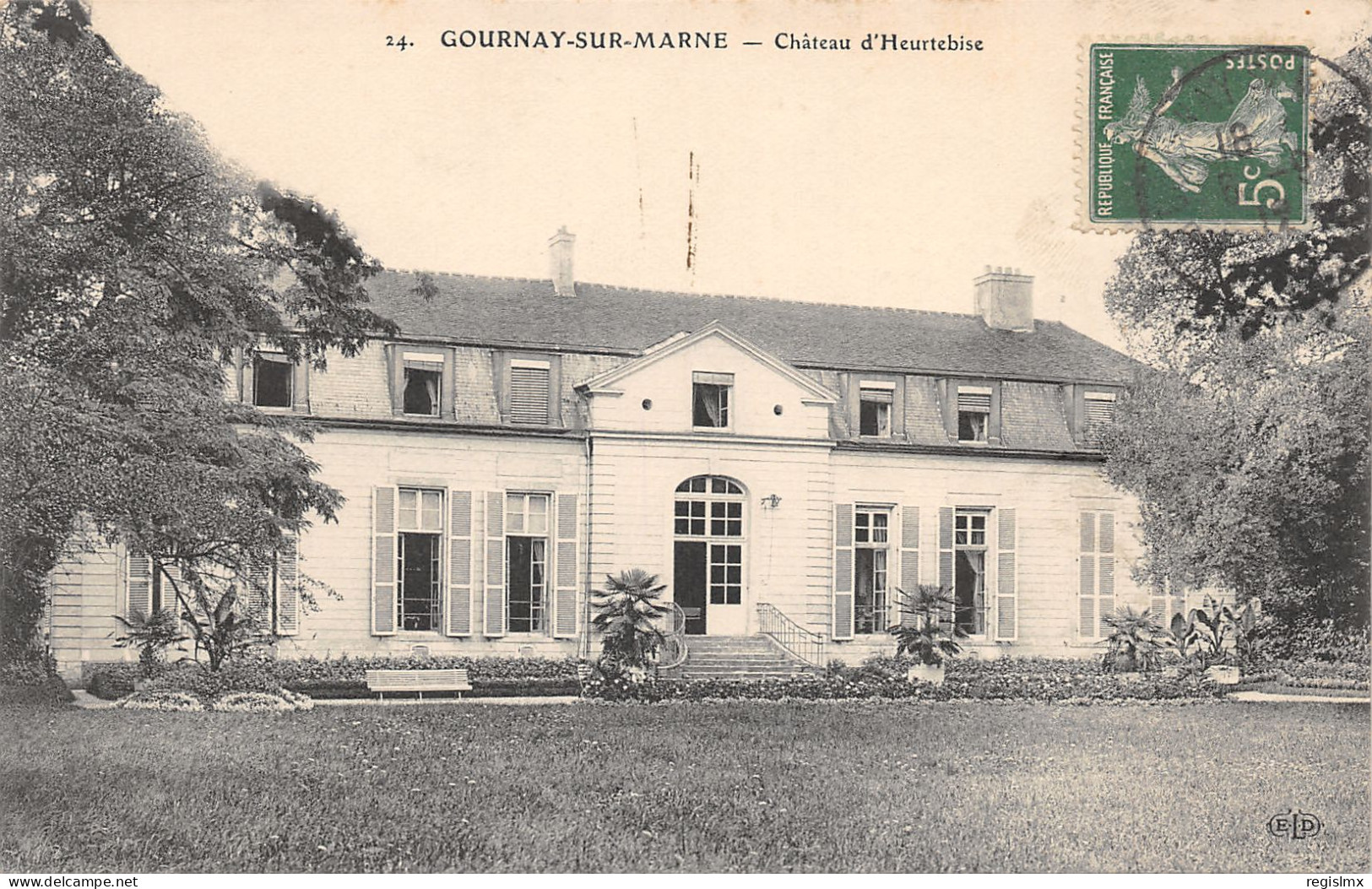 93-GOURNAY SUR MARNE-CHÂTEAU D HEURTEBISE-N°357-A/0233 - Gournay Sur Marne
