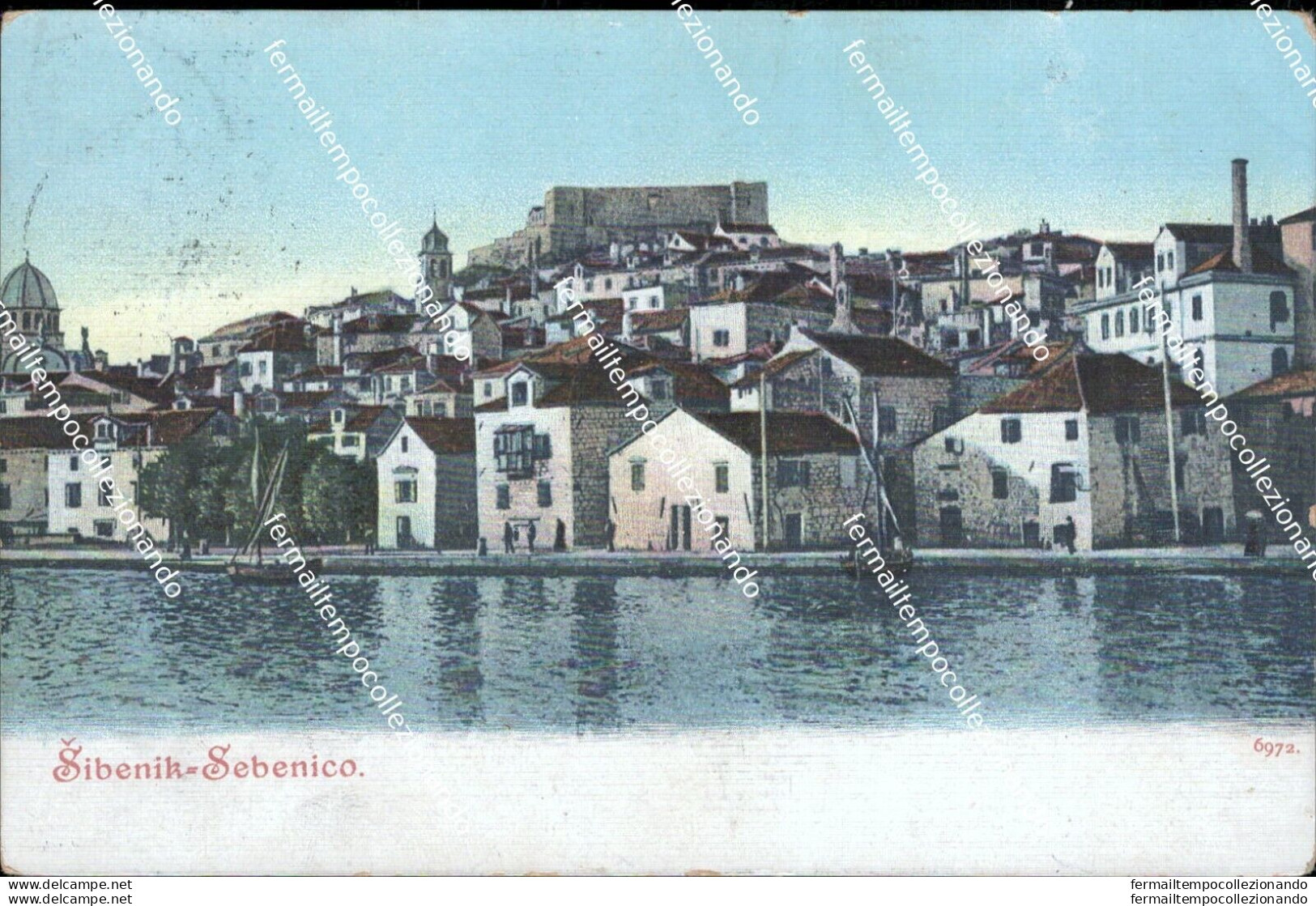 Au402 Cartolina Sibenik Sebenico Croatia Croazia - Altri & Non Classificati