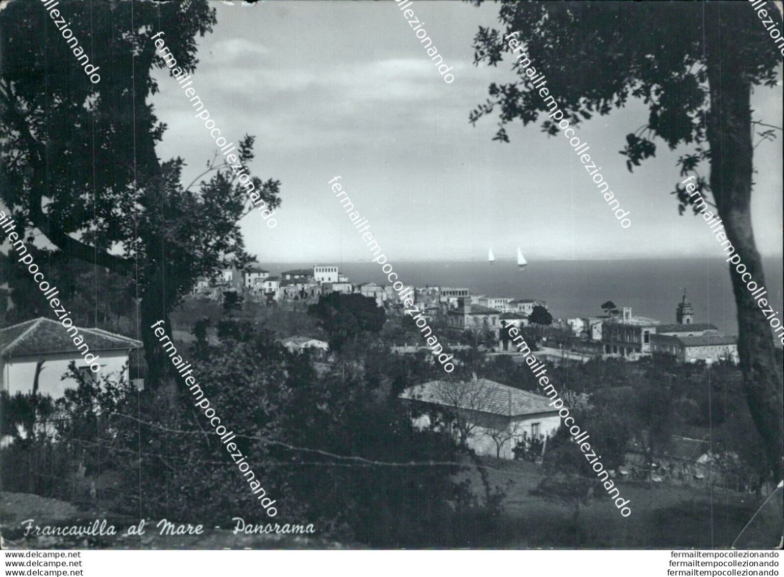 Ap493 Cartolina Francavilla Al Mare Panorama Provincia Di Chieti - Chieti