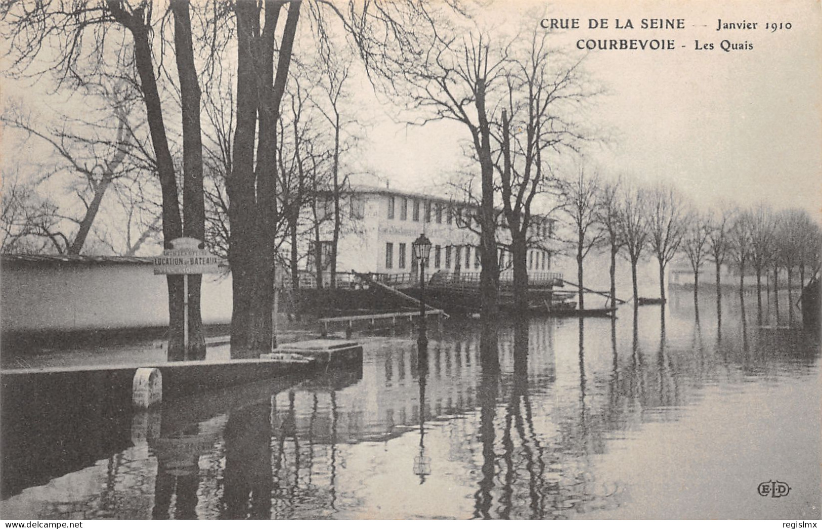 92-COURBEVOIE-CRUE DE LA SEINE-N°357-A/0099 - Courbevoie