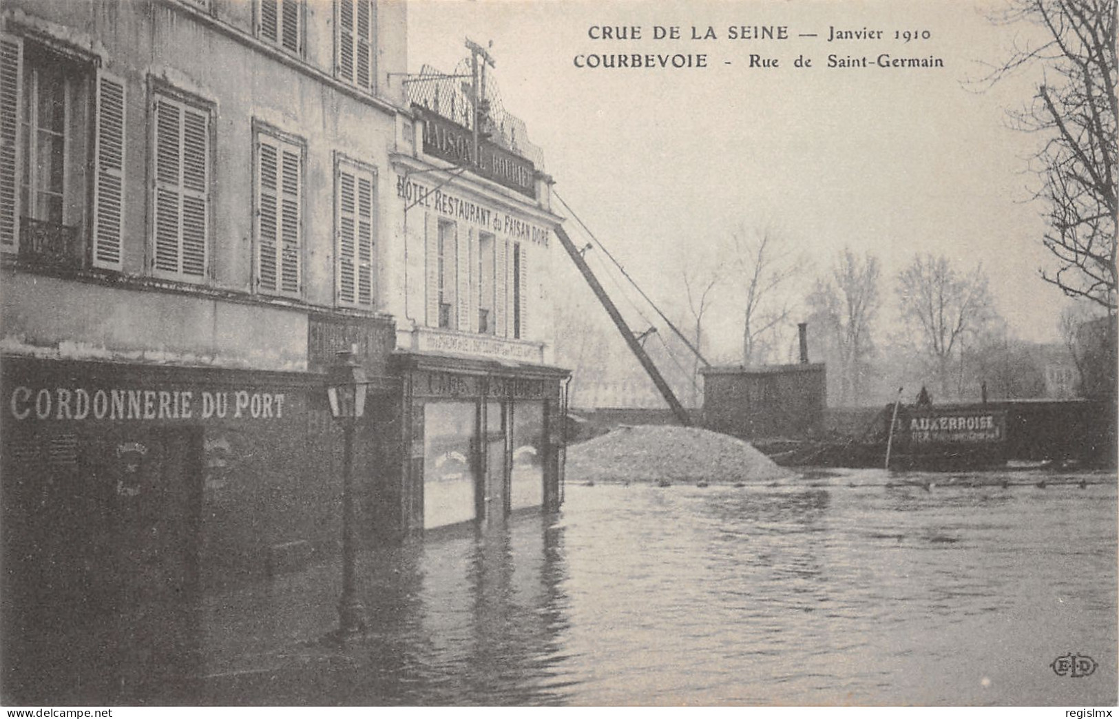 92-COURBEVOIE-CRUE DE LA SEINE-N°357-A/0009 - Courbevoie