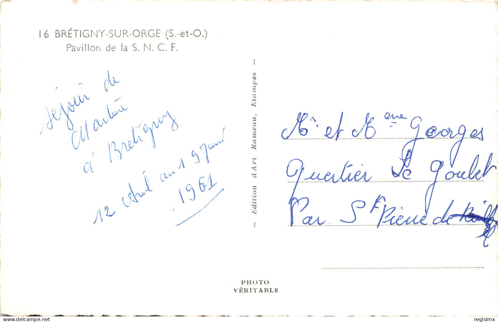 91-BRETIGNY SUR ORGE-N°356-H/0361 - Bretigny Sur Orge