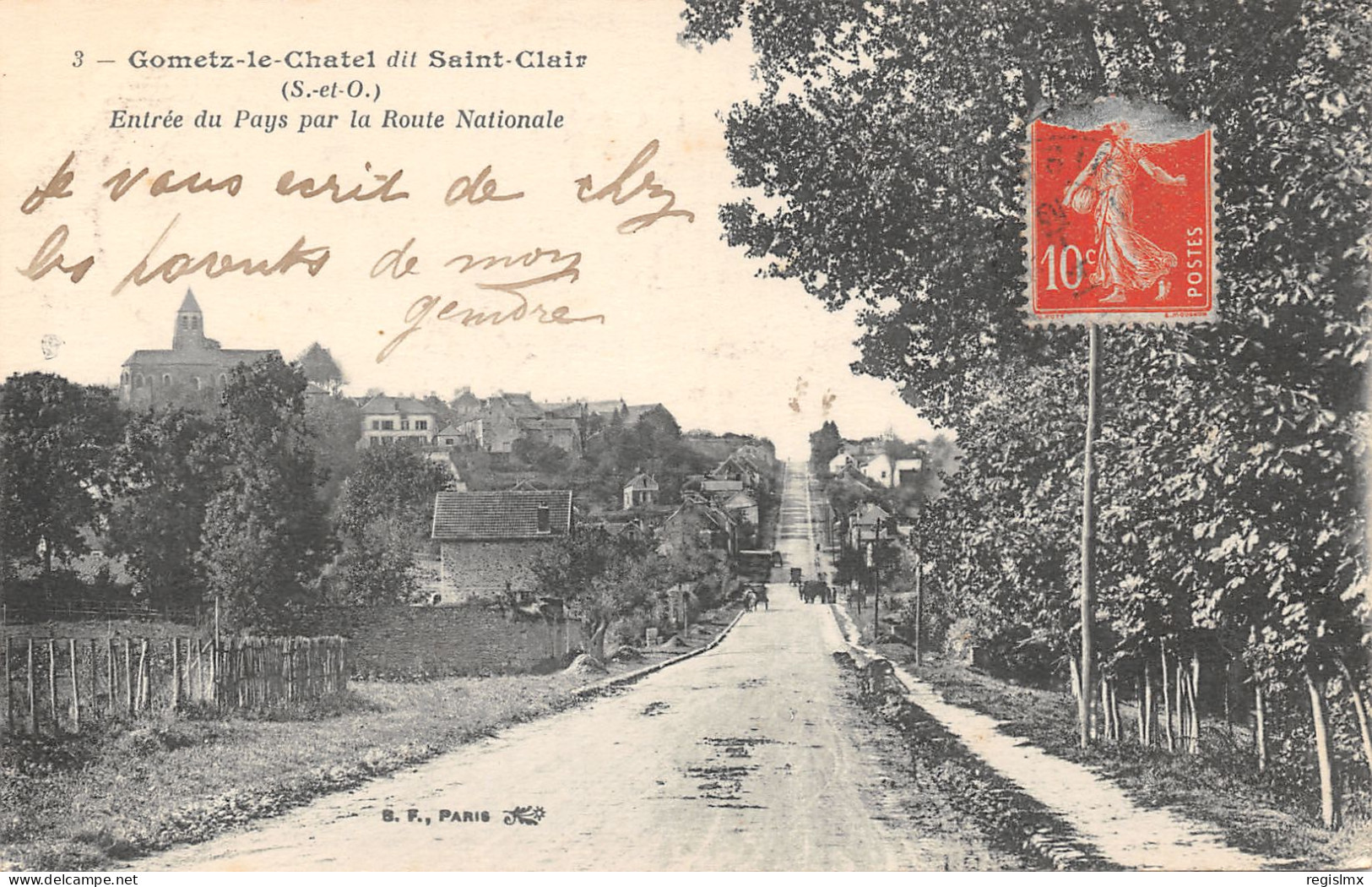 91-GOMETZ LE CHATEL-N°356-H/0215 - Other & Unclassified