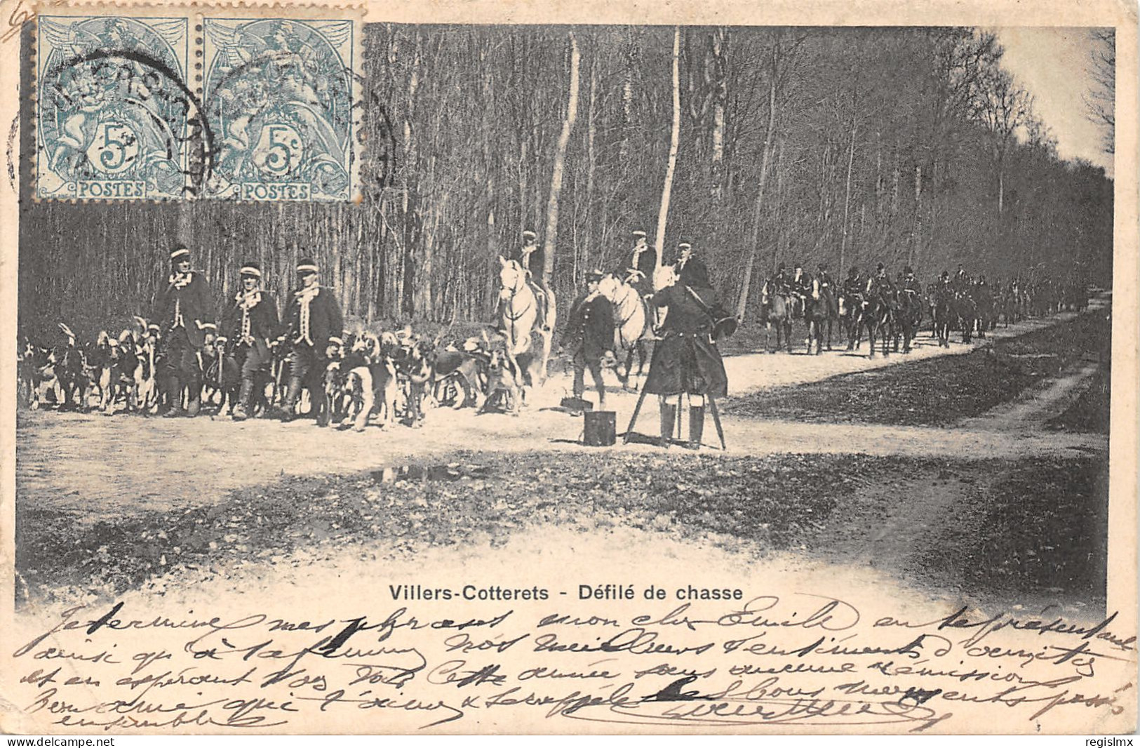 02-VILLERS COTTERETS-LA CHASSE-N°357-H/0227 - Villers Cotterets