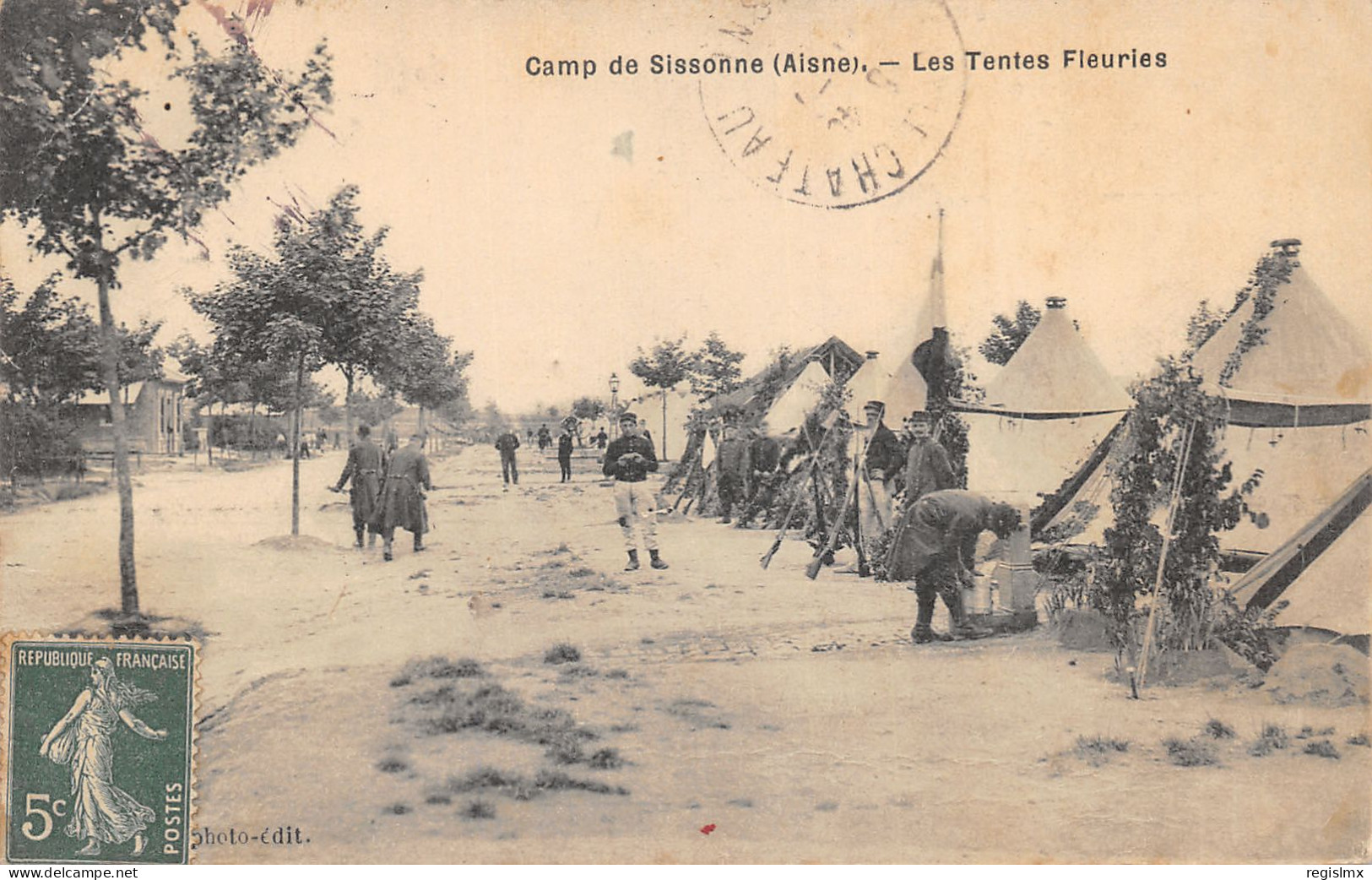 02-SISSONNE-LE CAMP-N°357-G/0371 - Sissonne