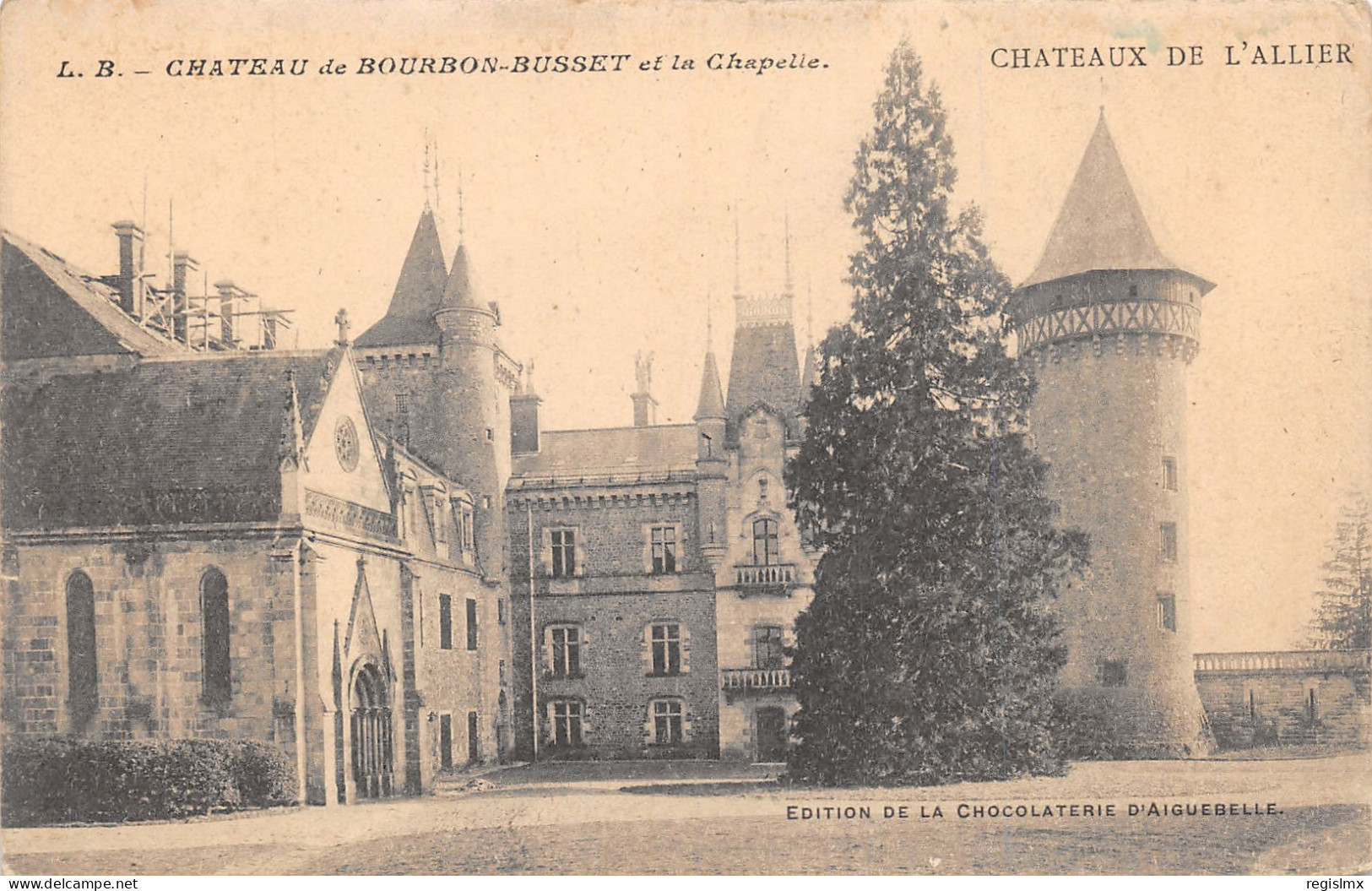 03-BOURBON BUSSET-LE CHÂTEAU-N°358-B/0333 - Bourbon L'Archambault