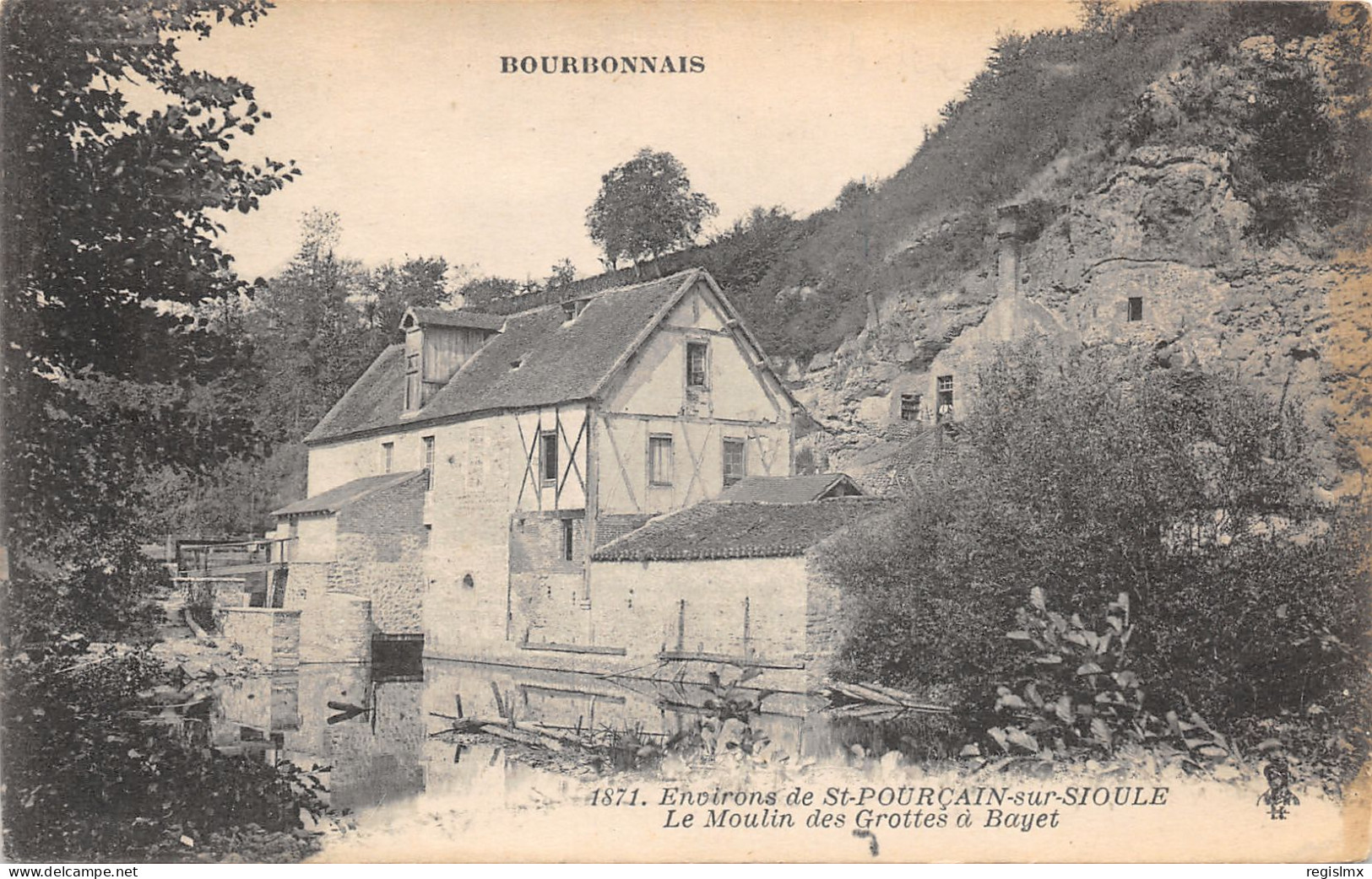 03-BAYET-LE MOULIN DES GROTTES-N°358-B/0253 - Other & Unclassified