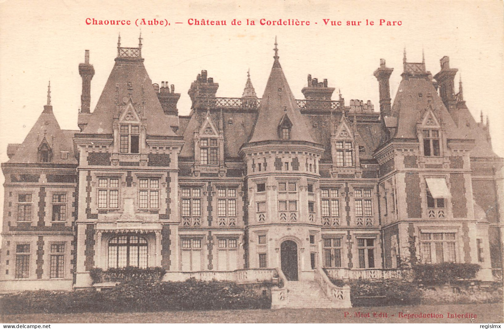 10-CHAOURCE-CHÂTEAU DE LA CORDELIERE-N°358-H/0093 - Chaource