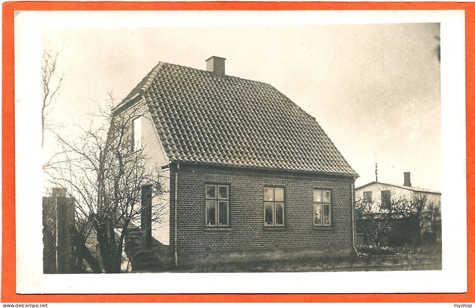 DK147, * ET HUS I TOFTEBO HAMMERUM * ÆGTE FOTOKORT UBRUGT - Danemark