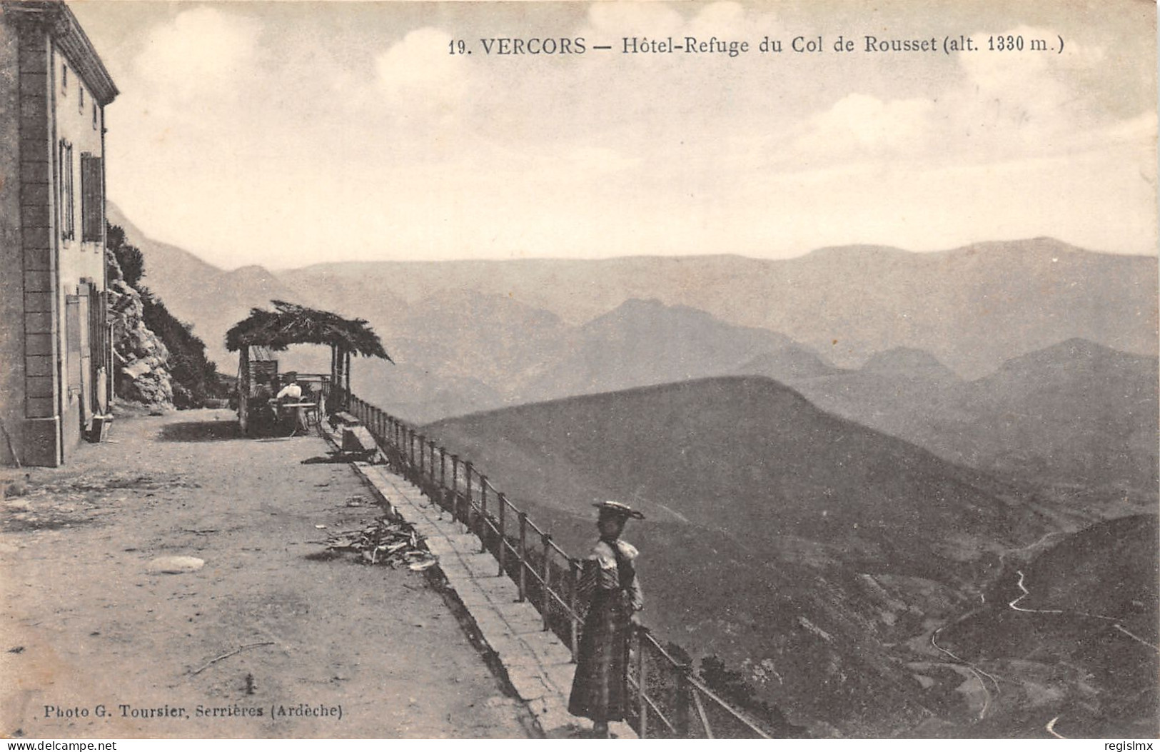 07-COL DE ROUSSET-HOTEL REFUGE-N°358-E/0345 - Andere & Zonder Classificatie