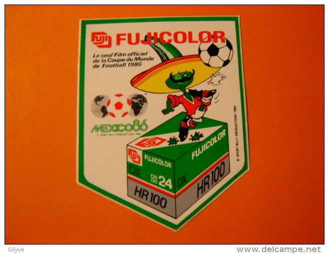 Autocollant- Sticker, Foot Mexico 1986 - Fujicolor -    ( Bt1. 148) - Autocollants