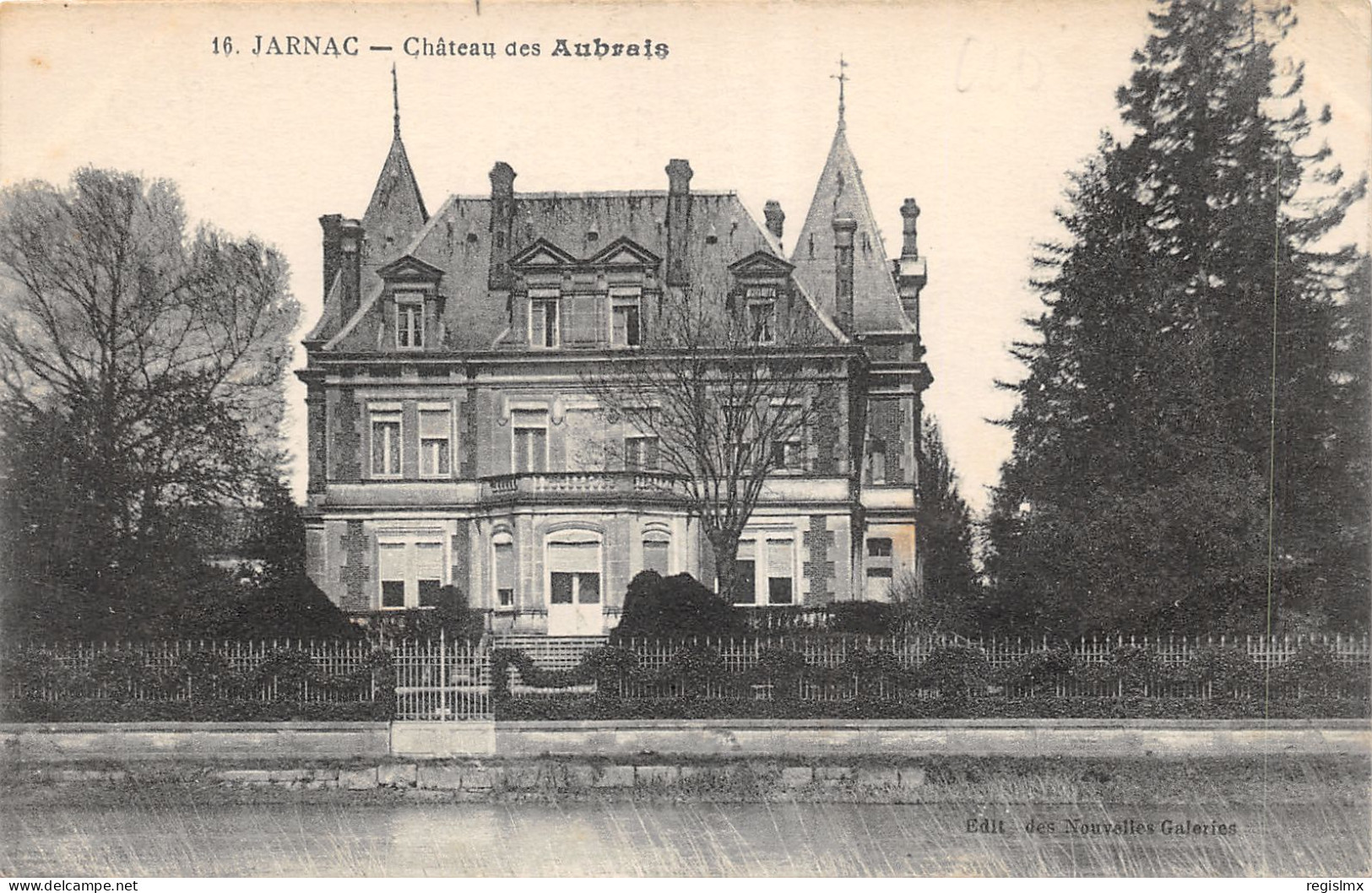 16-JARNAC-CHÂTEAU DES AUBRAIS-N°360-A/0387 - Jarnac